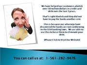 We Can Help You Wipe out & Clean your Financial Card Obligations